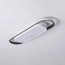Black Simple Corridor Long LED Low Ceiling Lights