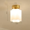 Retro Glass Hallway Ceiling Lights