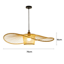 Vintage Bamboo Woven Wicker Handmade Rattan Pendant Light
