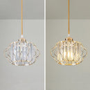 Luxurious Gold Crystal Hallway Ceiling Light