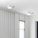 Set of 2 Modern hallway flush ceiling mount light fixtures