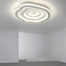Modern White Geometry LED Ceiling Light For Bedroom