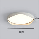 LED Bulbs White Flush Mount Ceiling Light