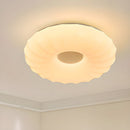 Simplistic Residential Cream Flush Mount LED Ceiling Lights