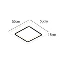 Simplistic Creative White Metal LED Bedroom Ceiling Light