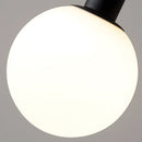 Design Opalescent Glass Globe Bedroom Pendant Light