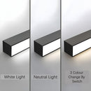 Contemporary Minimalist Long Strip LED Ceiling Lamp For Living Room