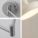 Retro Capsule White Swing Arm Wall Lamp