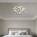 Contemporary Flower Shape Iron LED Ceiling Light For Living Room
