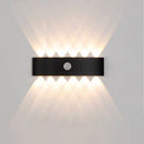 IP65 Modern Up and Down LED PIR Outdoor Wall Light