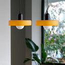 2 Heads Modern Bauhaus Stained Glass Pendant Lamp
