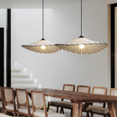 Wabi-Sabi Vintage Lotus Leaf Pendant Lamp