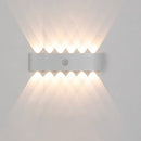 IP65 Modern Up and Down LED PIR Outdoor Wall Light