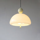 Modern Red Glass Simple Pendant Light For Living Room
