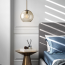 Vintage Glass Globe Shade Pendant Light Fixtures