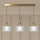 Vintage Glass Pendant Light For Kitchen