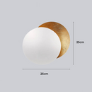 Modern Creative Round Circle Rotating Wall Light