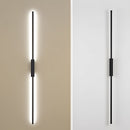 Black Long Strip LED Linear Wall Sconce for Living room Bedroom