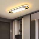 Black Simple Corridor Long LED Low Ceiling Lights