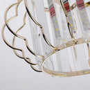 Luxurious Gold Crystal Hallway Ceiling Light