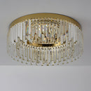 Round Led Crystal Ceiling Light for Living Room