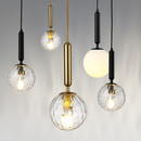 Nordic Simple Glass Bedside Pendant Light
