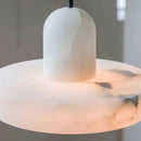 Simple White Marble Pendant Light For Living Room