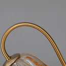 Modern Flower Shape Glass Warming Candle Lamp