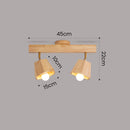 Simple Wood Track Lighting Living Room Track Light Ceiling
