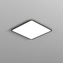Minimalist Black Acrylic LED Flush Ceiling Lights For Living Room