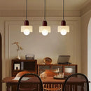 Nordic Chic Transparent Glass Pendant Lights For Dining Room
