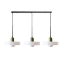 3 Heads Modern Art Decor Simple Glass Pendant Light