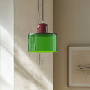 Simple Bauhaus Glass Conservatory Area Pendant Light