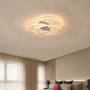 Modern Minimalist White Circle Iron LED Ceiling Lights For Living Room