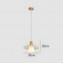 Contemporary Design White Glass Shade Bedroom Pendant Light