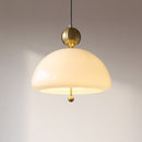 Modern Red Glass Simple Pendant Light For Living Room