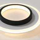 Set of 2 Black LED Hallway Ceiling Lights