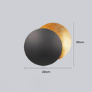 Modern Creative Round Circle Rotating Wall Light