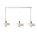 3 Heads Modern Art Decor Simple Glass Pendant Light