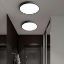 Set of 2 Circular LED Bedroom Low Ceiling Light