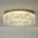 Round Led Crystal Ceiling Light for Living Room