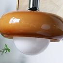 Bauhaus Dome Simple Coffee Glass Pendant Light