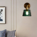 1-Bulb Adjustable Glass Wall Sconce