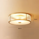 Modern Minimalism Glass Round Ceiling Lamps