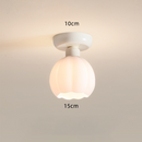 Cream Creative Corridor Aisle Glass Ceiling Light