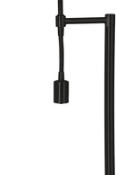 Floor lamp 25x138 cm CALGARY matt black with LED