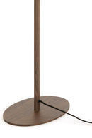 Floor lamp 30x20x130 cm CERINI wood print dark brown