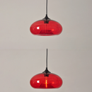 Unique Glass Dining Room Colorful Pendant Lights
