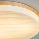 Retro Minimal Decor Wood Living Room LED Ceiling Light