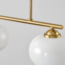 Nordic Glass Pendant Light Dining Table Adjustable Suspended Light Fixture